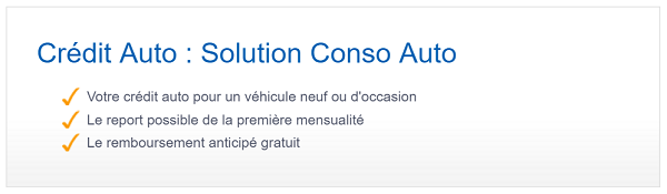 Solution conso auto LCL