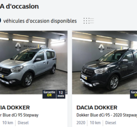 dacia occasion