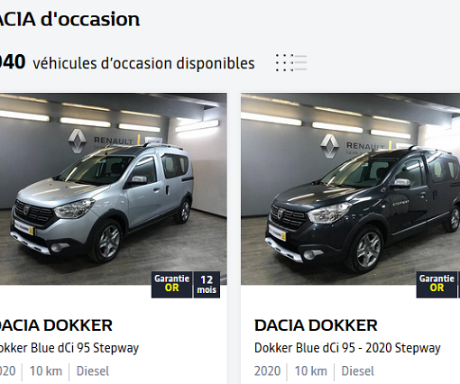 dacia occasion