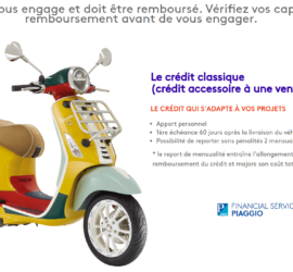 crédit scooter vespa