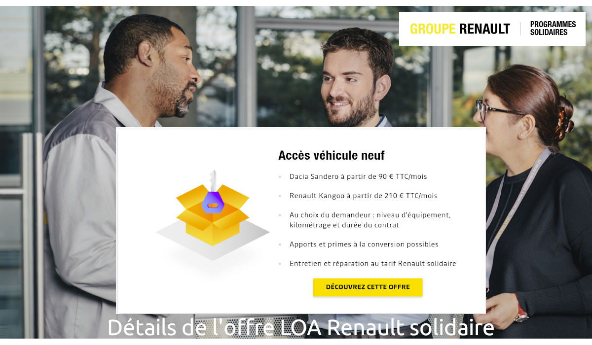 loa renault solidaire