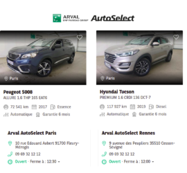 arval occasion autoselect