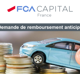 FCA Capital Remboursement anticipé