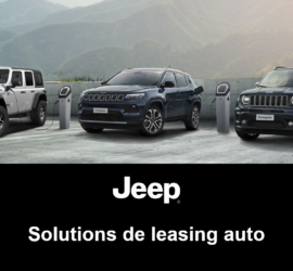 leasing jeep avec ou sans apport