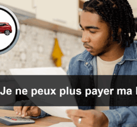 je ne peux plus payer ma loa