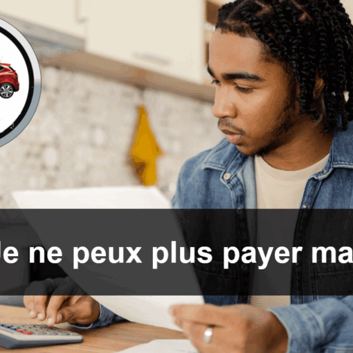 je ne peux plus payer ma loa